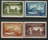 1956 Portugal SG.1136-9.  Centenary of Portuguese Railways. 4 values. U/M (MNH)