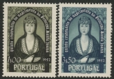 1953 Portugal - 5th Cent of Birth of Princess St. Joan. SG.1100-1 U/M (MNH)