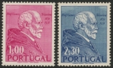 1952 Portugal  SG.1069-70  Birth Cent. of Prof. Gomes Teixeira. U/M (MNH)