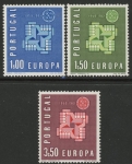 1961 Portugal SG.1193-5 Europa Set of 3 values  U/M (MNH)