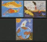 2001 Portugal SG.2846-8  'Stampin' The Future. set 3 values.  U/M (MNH)