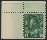 1911 Canada  SG.197 1c bluish green  U/M (MNH)