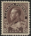 1912  Canada  SG.210  10c brownish purple  M/M