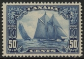 1929 Canada SG.284  50c blue 'Bluenose'.  U/M (MNH)