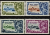 1935 K.U.T   SG.124-7  Silver Jubilee set 4 values   U/M (MNH)