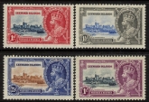 1935 Leeward Islands  SG.88-91  Silver Jubilee set 4 values u/m  (MNH)