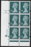 Y1696 (U334) 33p grey green. DLR Cyl.1 no dot phos 47. PVA bluish. blue fluor. U/M (MNH)