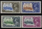 1935 Gold Coast - SG.113/6  Silver Jubilee set 4 values U/M (MNH)