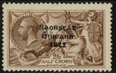 1927 KGV. SG86  2/6d chocolate brown. mounted mint.