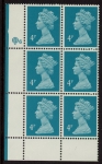 X1002 (UG14)  Questa 4p greenish blue Cyld. Q6  U/M (MNH)