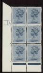 U246 (x952)  Harrison 17p grey blue (FCP) PVAD. cyld. 7 dot  U/M (MNH)