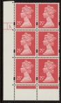 Y1689 (U289) 25p rose-red. phos.  Harrison Cyld. 5dot. U/M (MNH)