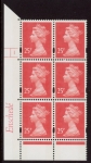 Y1690 (U292) 25p rose-red. 2B.  Enschedé Cyld. 1 no dot. PVA bluish. Blue Fluor. U/M (MNH)