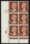 Y1691 (U301B) 26p red brown Harr/DLR Cyl.13 no dot phos 47 blue fluor. U/M (MNH)