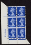 Y1702 (U357)  36p 2B Brt. Ultramarine  Enschede Cyl.1dot yellow fluor. 4mm varnished bands. U/M (MNH)