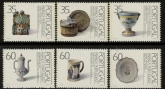 1991 Portugal SG.2221-6 Faience (2nd Series) Set of 6 Values U/M (MNH)
