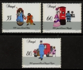 1991 Portugal SG.2249-51 History of Communications Set of 3 values U/M (MNH)