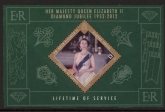 2012 Gibraltar MS.1451 Diamond Jubilee Mini Sheet U/M (MNH)