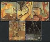 1999 Portugal SG.2726-30 Surrealism in Portugal Set of 5 values U/M (MNH)