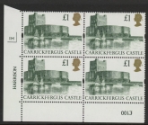 UK5 (SG.1611) £1.50  cylinder Block of 4 cylinder 1H  Harrison U/M (MNH)
