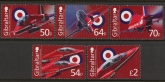 2014 Gibraltar SG.1577-81 50th Anniv of Red Arrows set of 5 values U/M (MNH)