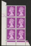 U377 (x991)  Harrison 39p bright mauve phos.(ACP)   perf RE  Cyld. 2 dot  U/M (MNH)