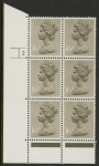 U240 (x949)  Harrison 16p olive drab phos.(ACP)   perf RE  Cyld. 2 no dot  U/M (MNH)