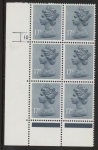 U247 (x952)  Harrison 17p grey-blue phos.(ACP)   perf RE  Cyld. 10 no dot  U/M (MNH)