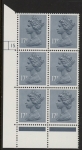 U247 (x952)  Harrison 17p grey-blue phos.(ACP)   perf RE  Cyld. 15 dot  U/M (MNH)