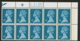 X996 (UG12)  Waddington 4p greenish blue Cyld. 4a,4b phos 3 dot.  U/M (MNH)