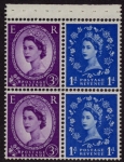 SB38 Crowns 2x3d. 2x 1d,  wmk.sideways right. perf AP   good perfs.U/M (MNH)