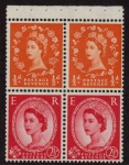 SB13 Crowns 2x½d. 2x 2½d,  wmk.sideways left. perf AP   good perfs.U/M (MNH)