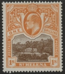1903 St Helena  SG.59 1/- brown & brown-orange. U/M (MNH)