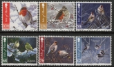 2011 IOM SG.1698-703 Christmas Birds in Winter Set of 6 values U/M (MNH)