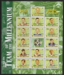 1999 Ireland SG.1236a  GAA Millenium Football Team. sheetlet U/M (MNH) 1999 Ireland SG.1236a  GAA Millenium Football Team. sheetlet U/M (MNH)