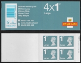 RB3  4 x 1st Large 'Diamond Jubilee' Issued 2012 containing U3277 code JUBILFE Walsall.