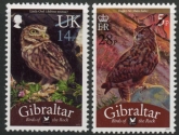 2013 Gibraltar - SG..1545-6 Birds overprint Set of 2 values U/M(MNH)