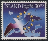 1990 Iceland SG.759 European Tourist Year U/M (MNH)