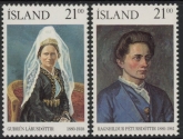 1990  Iceland  SG.751-2 Birth Anniversaries Set of 2 values U/M (MNH)