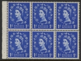 SB31 Crown 6x1d,  wmk. upright perf  I (good perfs). U/M (MNH)