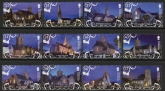 2009 Guernsey SG.1308-9 Christmas Churches Set of 12 values U/M (MNH)