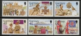 2002 Guernsey SG.965-70 Herbert lke Patourel's Victoria Cross Set of 6 values U/M (MNH)
