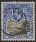 1912 St Helena KGV SG76  2½d black & bright blue. fine used.