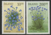 2002 Iceland SG.1024-5 Summer Flowers Set of 2 values U/M (MNH)