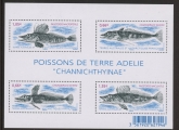 2015 French Antarctic MS.743 Antarctic Fish Mini Sheet U/M (MNH)
