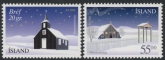 2001 Iceland SG.1007-8 Christmas Set of 2 values U/M (MNH)