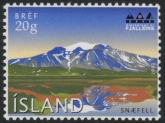 2002 Iceland SG.1014 Year of the Mountains U/M (MNH)
