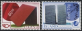 2002 Iceland SG.1017-8 Postal Co-operation Set of 2 values U/M (MNH