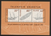 1997 Iceland MS.889 Stamp Day Boats Mini Sheet U/M (MNH)