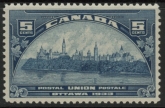 1933 Canada SG.329  5c blue. - Parliament Buildings Ottawa u/m (MNH)